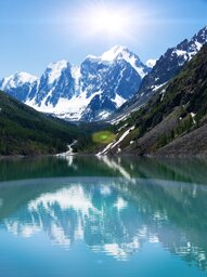 Shavla lakes, Altay