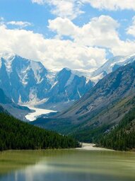Valley of the Mazhoi river in North-Chuya mountain ridge